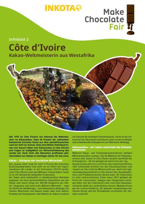 Cover Infoblatt 2 Côte D'Ivoire 